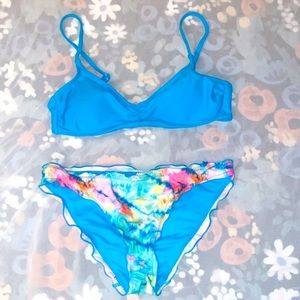 Size Small two piece bathing suit only worn once